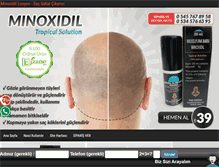 Tablet Screenshot of minoxidillosyon.com